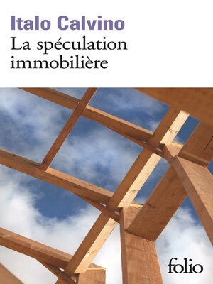 cover image of La spéculation immobilière